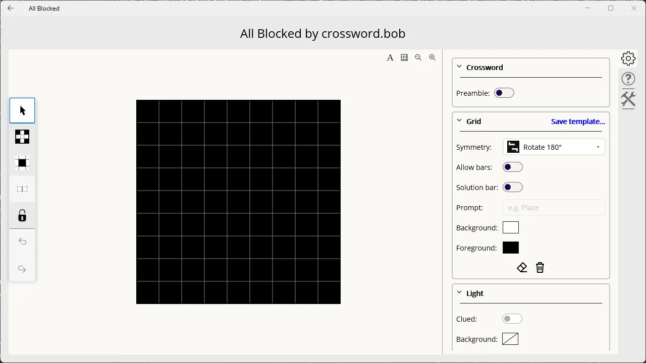 All blocked initial state